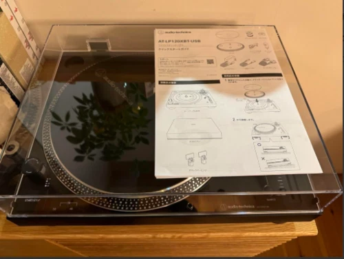 Audio-Technica Direct-Drive Turntable AT-LP120XBT-USB Black Phono equalizer JPN - Image 2 of 2