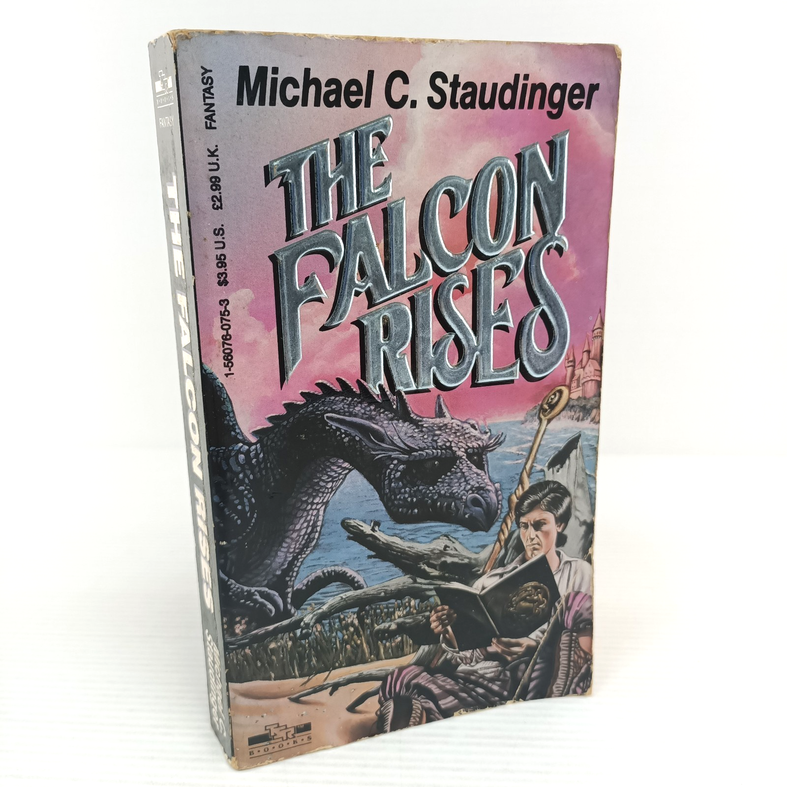 Michael C. Staudinger The Falcon Rises Vintage Fantasy Dragon Paperback Book