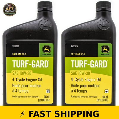 #ad John Deere Turf Gard SAE 10W 30 Oil Two Quarts $49.99