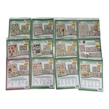 NEW VTG Donna Dewberry One Stroke Worksheet Packs Lot of 12 Florals Painting