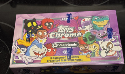 2025 TOPPS CHROME VEEFRIENDS HOBBY BOX 72 Cards GaryVee Brand New Sealed Vaynerc