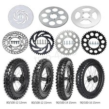 12''/14'' /16'' Rear Wheel Tire Rim Sprocket Disc Brake For chinese Dirt Bike
