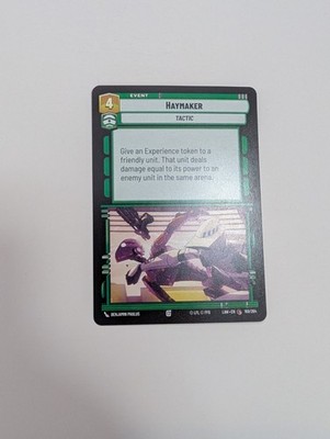Star Wars: Unlimited - Haymaker: Tactic - A Lawless Time NM/M Condition