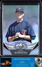 2011 Bowman Platinum *Alex Wimmers **Card #BPP51** AUTO (RC)