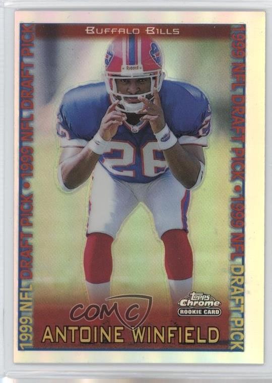 1999 Topps Chrome NFL Draft Pick Refractor Antoine Winfield #164 Rookie RC 0ja4