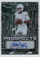 2024 Leaf Electrum Prospects Green Sparkle 5/5 Maalik Murphy #PA-MM1 Auto 17hx
