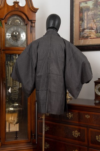 DEAR VANILLA JAPANESE HAORI JACKET MEN'S KIMONO AUTHENTIC JAPAN GENUINE VINTAGE - Picture 8 of 9