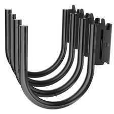 Image of 4Pcs E Track J Hooks Professional Replace Premium Black Tie Down Accessories for