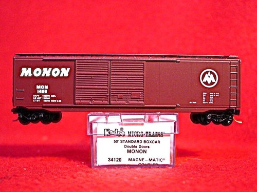 Coche caja doble puerta KD 3410 MONON 50' #1499 ESCALA 'N' | Condition: New