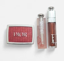 Dior Beauty 3PC Makeup Bundle l  Lip Glow Blush