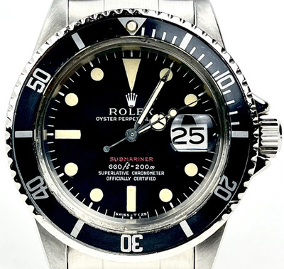 ROLEX Red Submariner Model Number 1680 2.7Mil Serial Year 1971 Rare Hard to Find