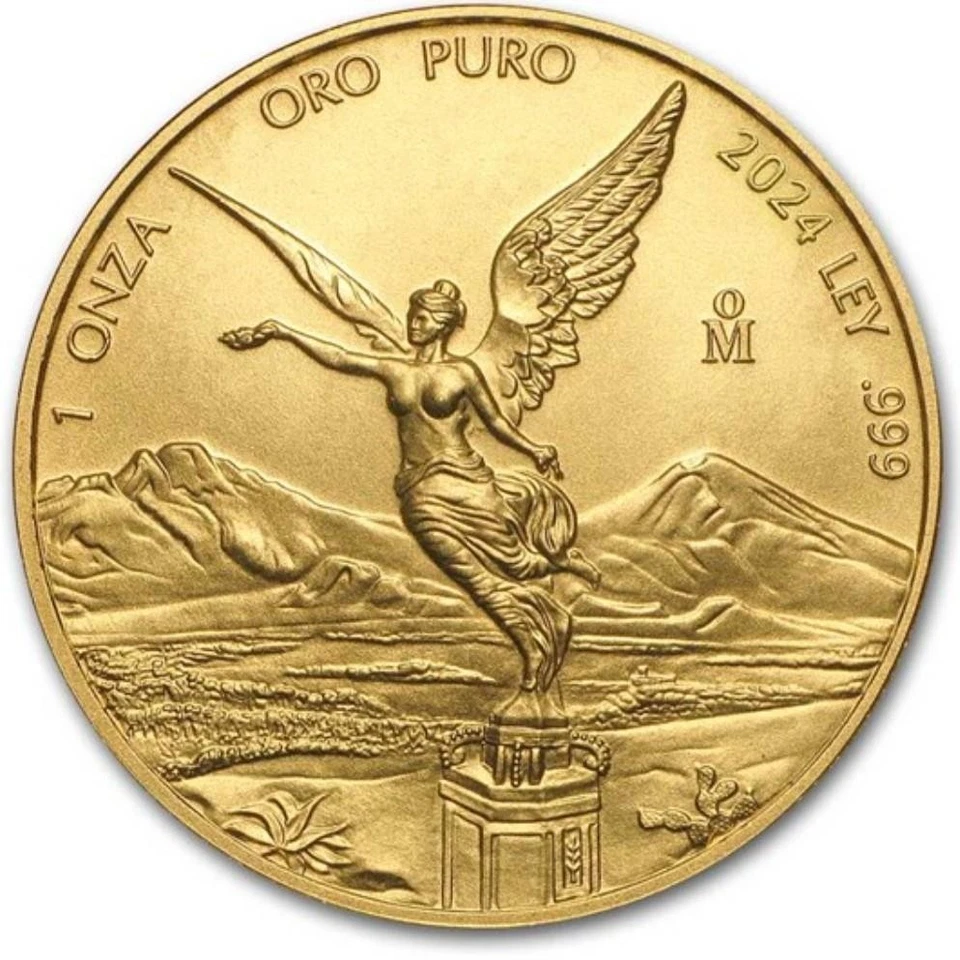 2024 Mexico 1 oz Libertad Gold Coin .999 Gold 1 Onza BU #A736