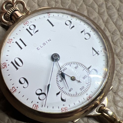 Vintage Elgin Grade 410 1914 15j 0s Nurses Watch With Fleur De Lis Pin Runs - Picture 3 of 24