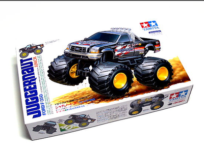 1999 Tamiya Juggernaut Junior Ford F-350 Pickup 4WD 1:32 #17014