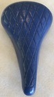 Original Vic Blue Quilted Padded Bicycle Bmx Bike Seat Mongoose Vintage Taiwan