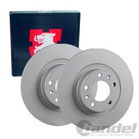 2X Jp Group Bremsscheiben Ø290Mm Voll Hinten Passend FüR Peugeot 508