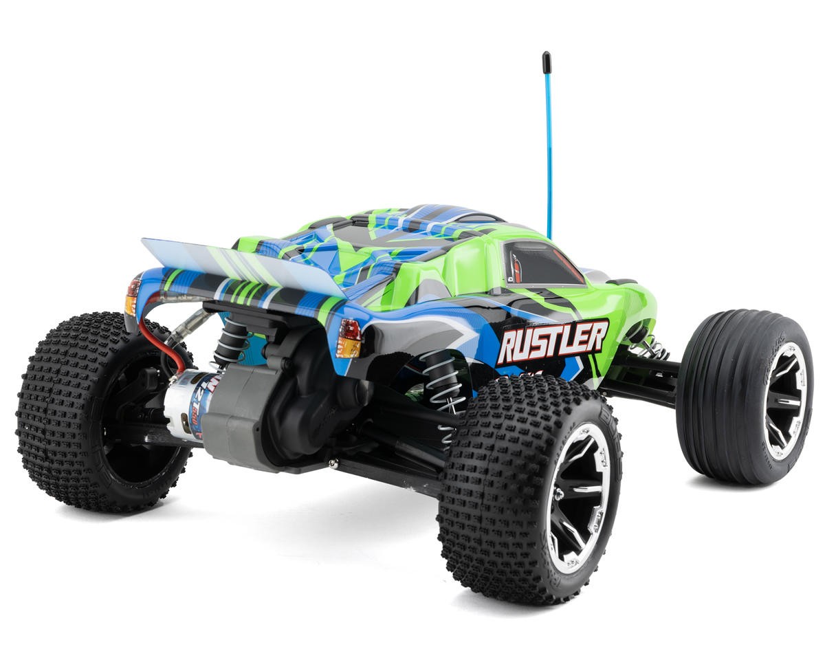 Traxxas Rustler HD 1/10 RTR 2WD Electric Stadium Truck (Green
