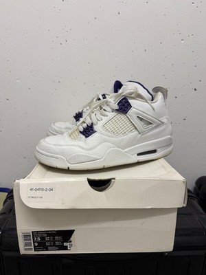EU Größe 40.5 - Jordan 4 Retro Mid Purple Metallic