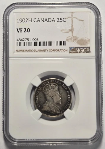 1902 Canada 25 Cents — photo from another recent sale