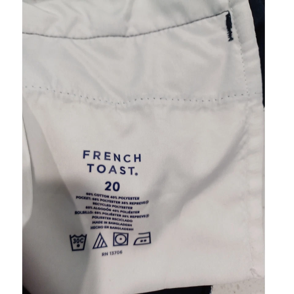 Pantalones Uniforme Tostadas Francesas Relajadas Azul Marino Talla 20 Foto 4 de 4