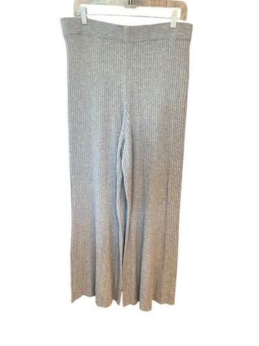 Pantalones The Drop Nuevos con Etiquetas Talla XL Gris Catalina Acanalados Elásticos Mezcla Lana - Imagen 3 de 6