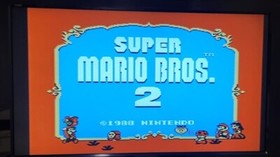 Vintage NINTENDO NES Super Mario Bros 2 ASIAN VERSION - No Seal