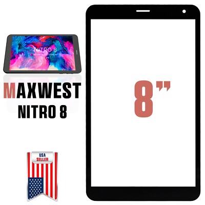 8 inch Touch Screen Digitizer Panel Glass Replacement For Maxwest Nitro 8 Tablet