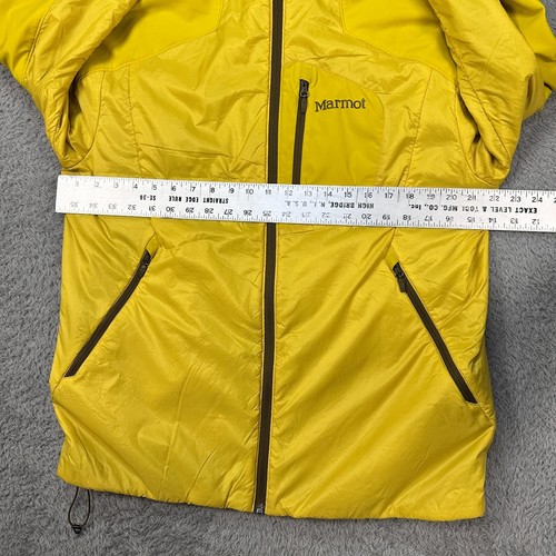 Marmot Isotherm Jacket Mens L Yellow Insulated Polartec Alpha Outdoors Softshell - Picture 11 of 12