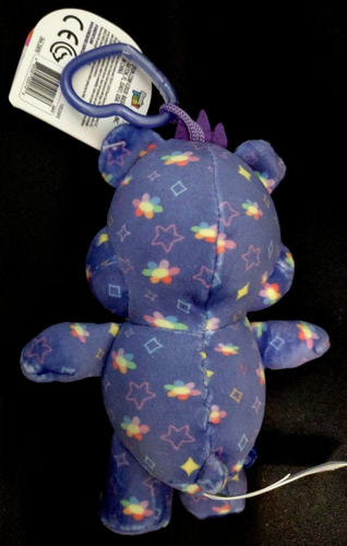 HARMONY Care Bears - 7 Zoll Mini Plüsch Schlenker Clip-on Neu mit Etikett lila - Bild 2 von 3