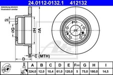 Disque de frein BMW 728