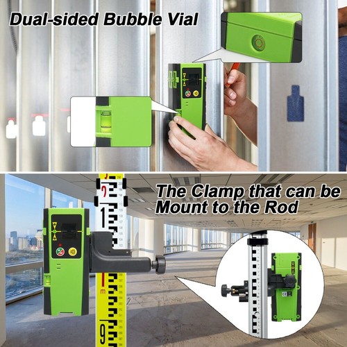Huepar Box-1R 150 feet Red Cross Line Vertical Selectable Laser Lines +Receiver - Picture 10 of 10