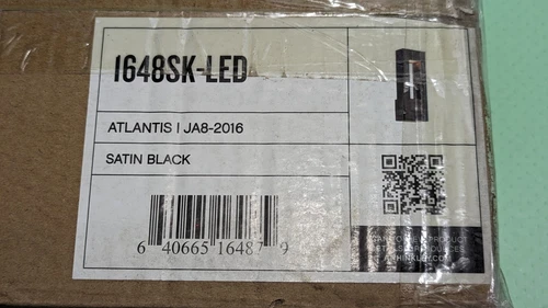 Sconce - Hinkley Lighting 1648SK-LED Atlantis Outdoor Wall Light - Satin Black - Picture 3 of 4