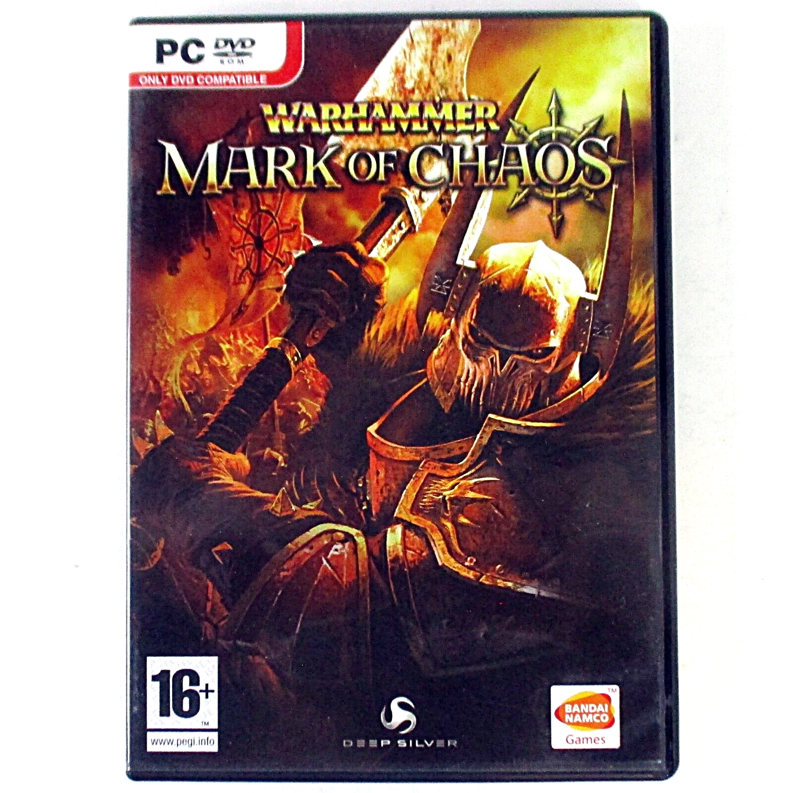 Warhammer: Mark Of Chaos (PC DVD-ROM, 2006 Bandai Namco) With Manual + Art Cards