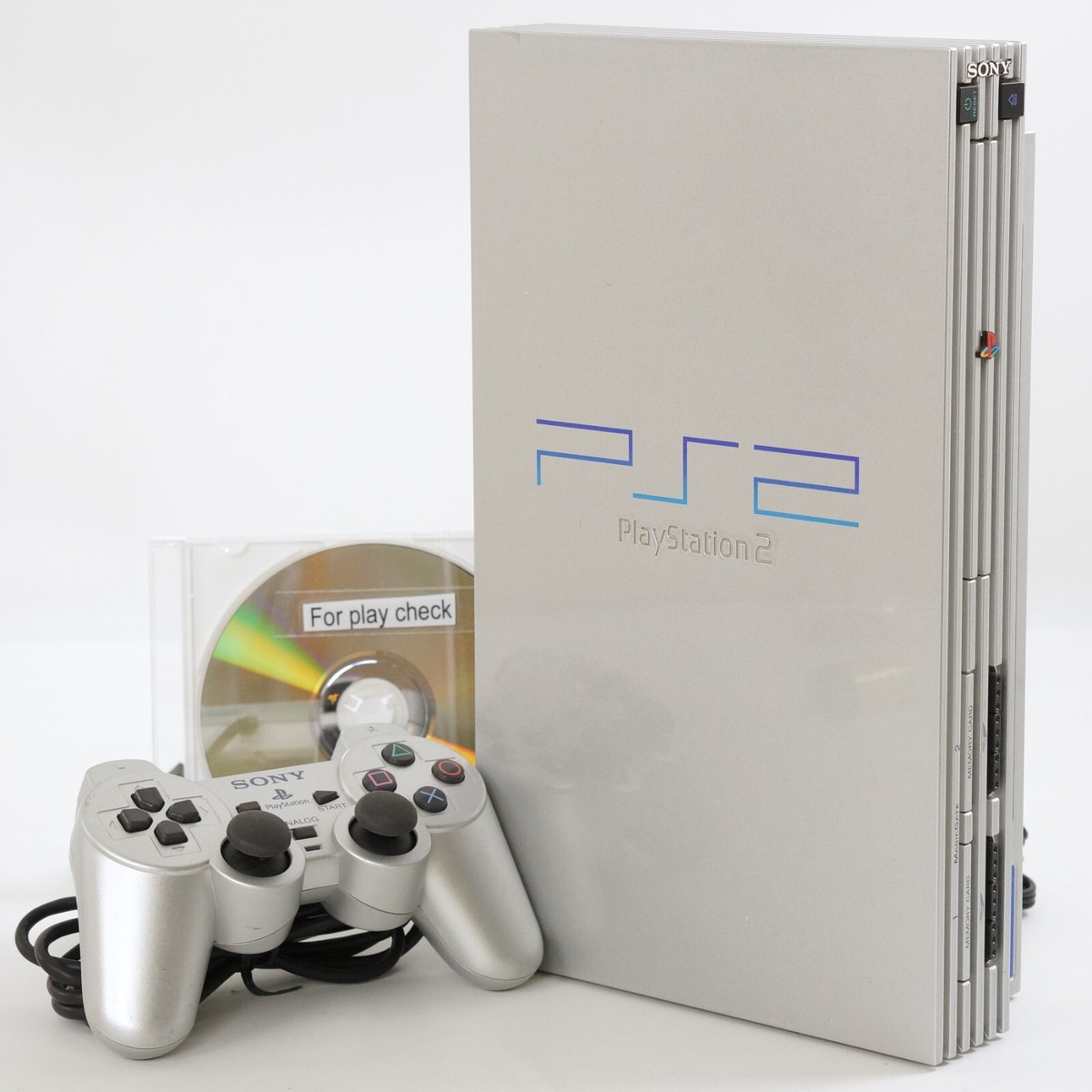 PS2 SILVER Console SCPH-39000 S Tested System Japan Playstation 