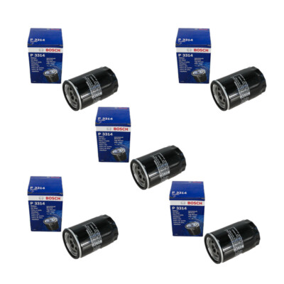 5x Ölfilter BOSCH für VW 1.8 T 20V 2.0l Golf4 0451103314 P3314 BSX AGU