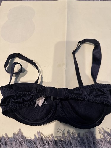 Vintage Victoria's Secret Black Bra Size 34A Made In USA Gold Label #3 - 第 6/6 張圖片