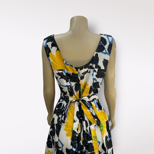Samantha Sung Womens Sleeveless A-Line Dress Size 8 Silk Pleated Knee Length - Picture 6 of 14