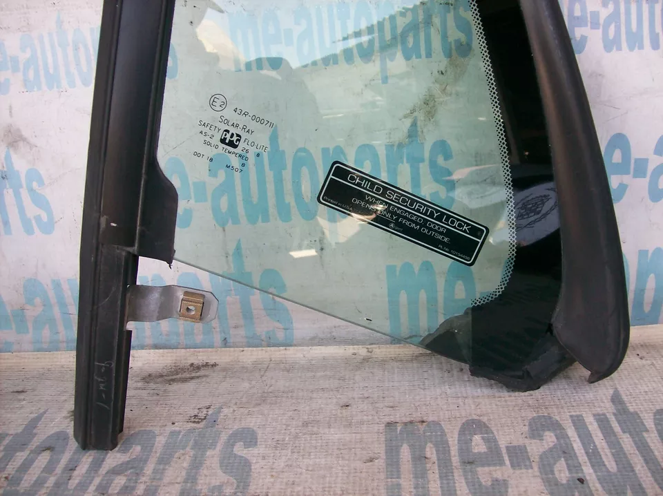 98-04 CADILLAC SEVILLE OEM PORTA TRASEIRA ESQUERDA MOTORISTA QUARTO JANELA DE VIDRO DE VENTILAÇÃO - Imagem 2 de 4