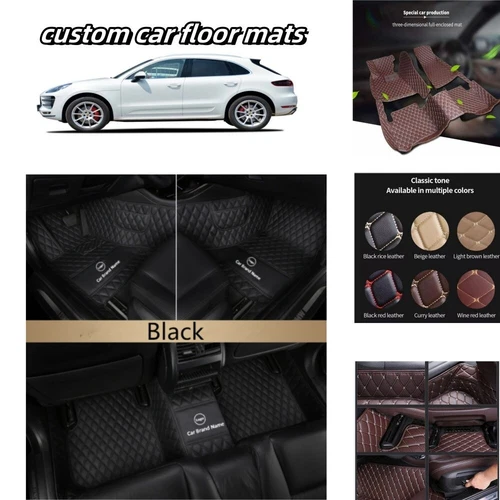 For Bentley All Models Car Floor Mats Luxury Auto Carpets Waterproof Set Custom - Picture 8 of 37