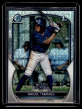 2023 Bowman Chrome Prospects MOJO Miguel Tamares Tampa Bay Rays #BCP-179