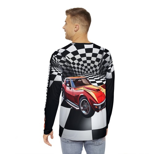 American Classic 68 Men's Long Sleeve Shirt (AOP) - Picture 5 of 9
