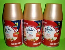 (3) Glade Automatic Spray Refills APPLE CINNAMON