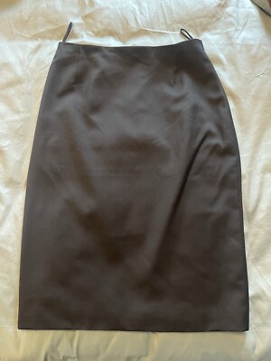 Istante By Versace Black Pencil Skirt NWT $189 Wool Size 44