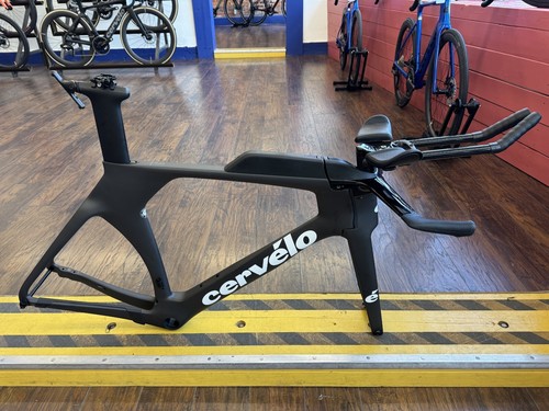 56cm New Old Stock Cervelo P5 Tri / Triathlon / TT Frameset W/ Cockpit