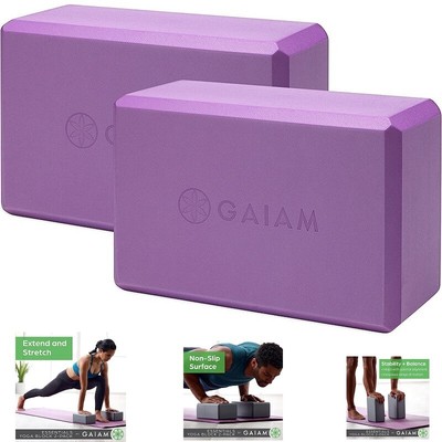 2pcs Yoga Block Foam Brick Brick Stretching Aid Gym Pilates For Exercise Fitness