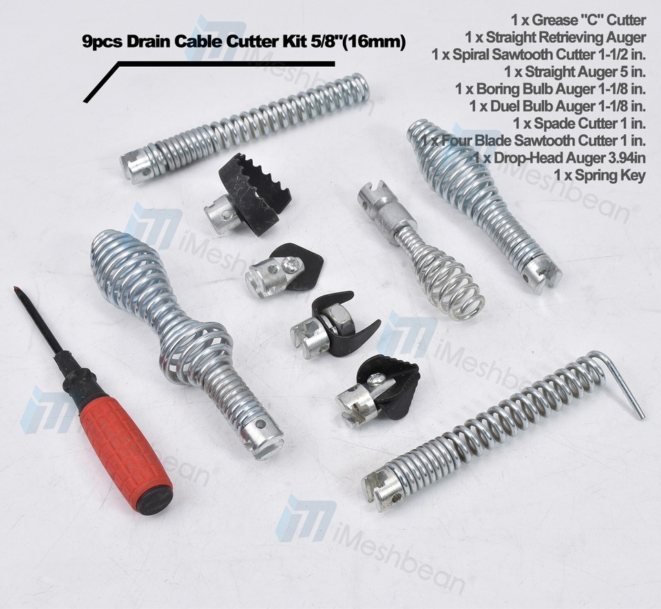 Ridgid Kit Composto Da Demolitore FlexShaft K9-204, Per Tubi 50 Mm, Con - Foto 10