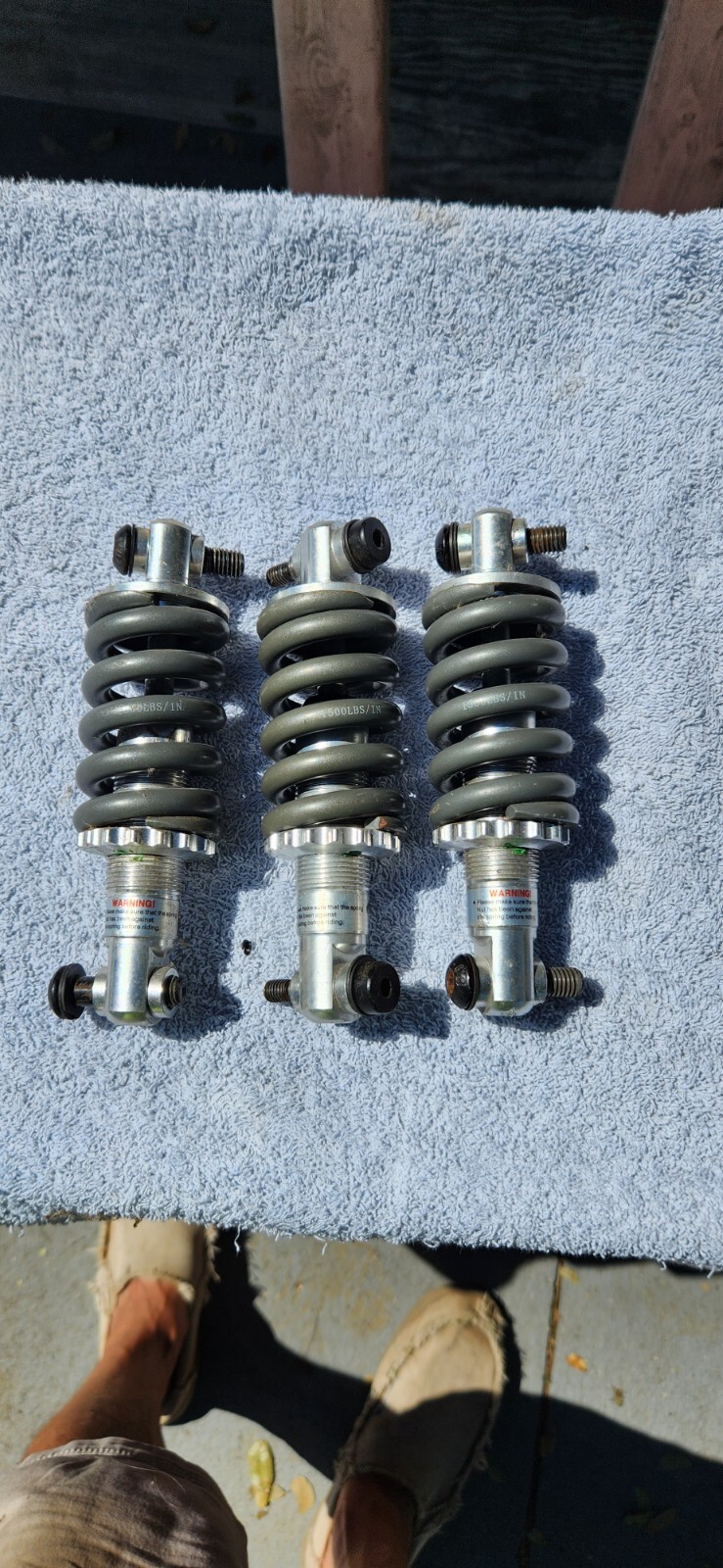 Quantum Q6 Edge Power Wheelchair 1500 lbs Shocks set of 3 look!! #2 | eBay