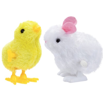 Osternuhrwerk Küken & Hüpfen Hase Eierjagd Geschenke Preise oder Rennen Spaß Spiel