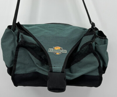 Flambeau Outdoor Soft Tackle Bag Green Shoulder Strap Fishing