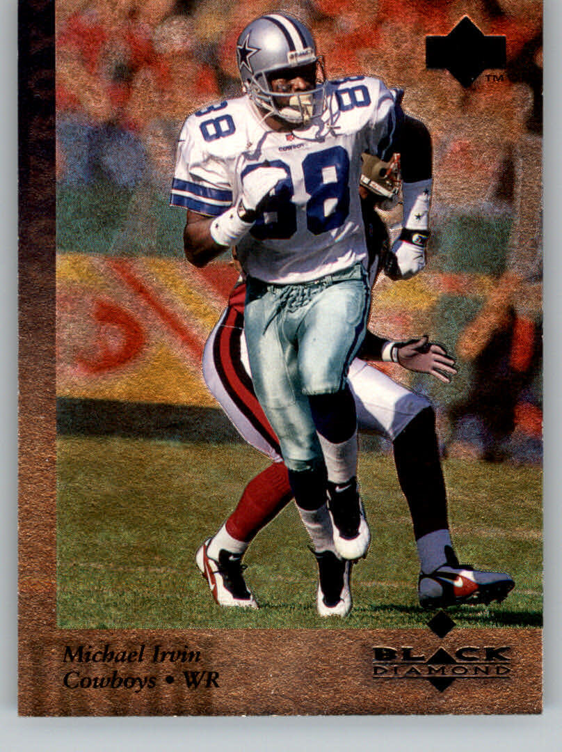 1997 Upper Deck Black Diamond #56 Michael Irvin - Dallas Cowboys